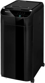 Destructeur Fellowes AutoMax™ 350C — Sécurité P-4 · 68 L · chargeur auto 350 feuilles