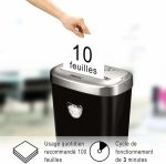 Déchiqueteuse Fellowes Powershred® 53C à Coupe Croisée (4653101) – Image 2