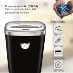 Déchiqueteuse Fellowes Powershred® 53C à Coupe Croisée (4653101) – Image 3