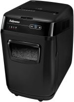 Destructeur Fellowes AutoMax™ 200C — Sécurité P-4 · 32 L · chargeur auto 200 feuilles