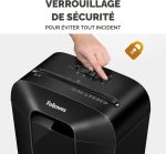Destructeur Fellowes Powershred® LX70 — Sécurité P-4 · 18 L · 11 feuilles/passage – Image 4