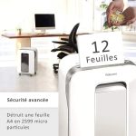Destructeur Fellowes Powershred® LX201 — Sécurité P-5 · 22 L · 12 feuilles/passage – Image 2