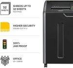 Destructeur Fellowes Powershred® 425Ci — Sécurité P-4 · 114 L · 32 feuilles/passage – Image 6