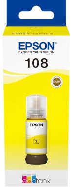 Epson 108 Jaune - Bouteille d'encre Epson EcoTank d'origine (C13T09C44A) – Image 3