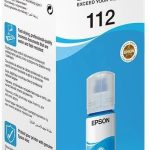 EPSON 112 EcoTank Pigment Cyan ink bottle