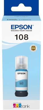 EPSON 108 EcoTank Light Cyan ink bottle pour L8050 – Image 3