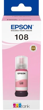 Epson 108 Magenta clair - Bouteille d'encre Epson EcoTank d'origine (C13T09C64A) – Image 2