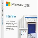 Microsoft Office 365 Famille Français - abonnement 12 mois pour 6 personnes (PC, Mac, iOS et Android)