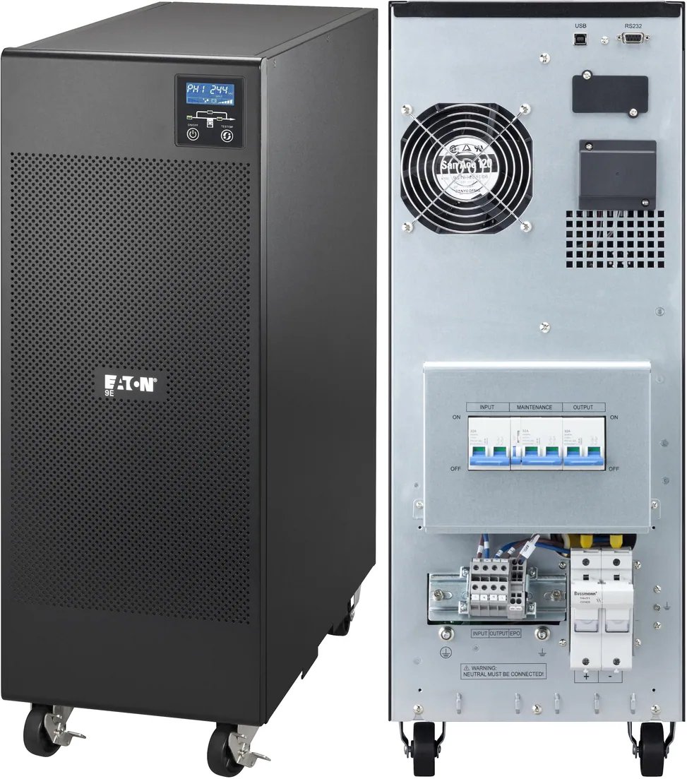 cmsotgtoc0dj7qg03en8qntaj.jpg Onduleur On-line Eaton 9E 9E6Ki - 4800 W / 6 kVA - Bornier – Image 1