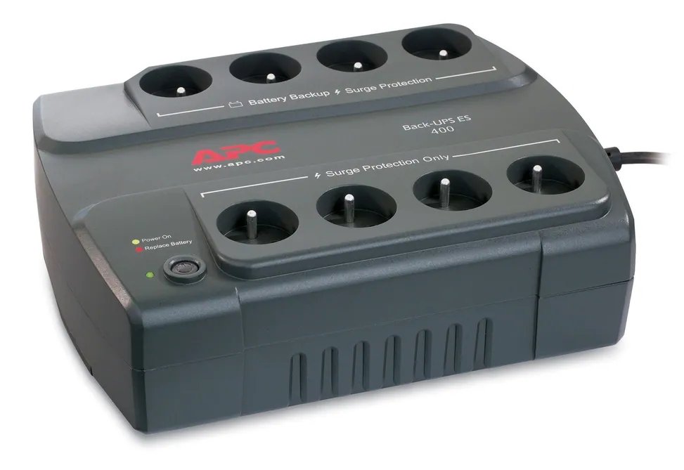 cmsoth7ph0ej5qg03xgwnobx8.jpg Onduleur Off-line APC Back-UPS BE400-FR - 240 W / 400 VA - 8 prises FR – Image 1