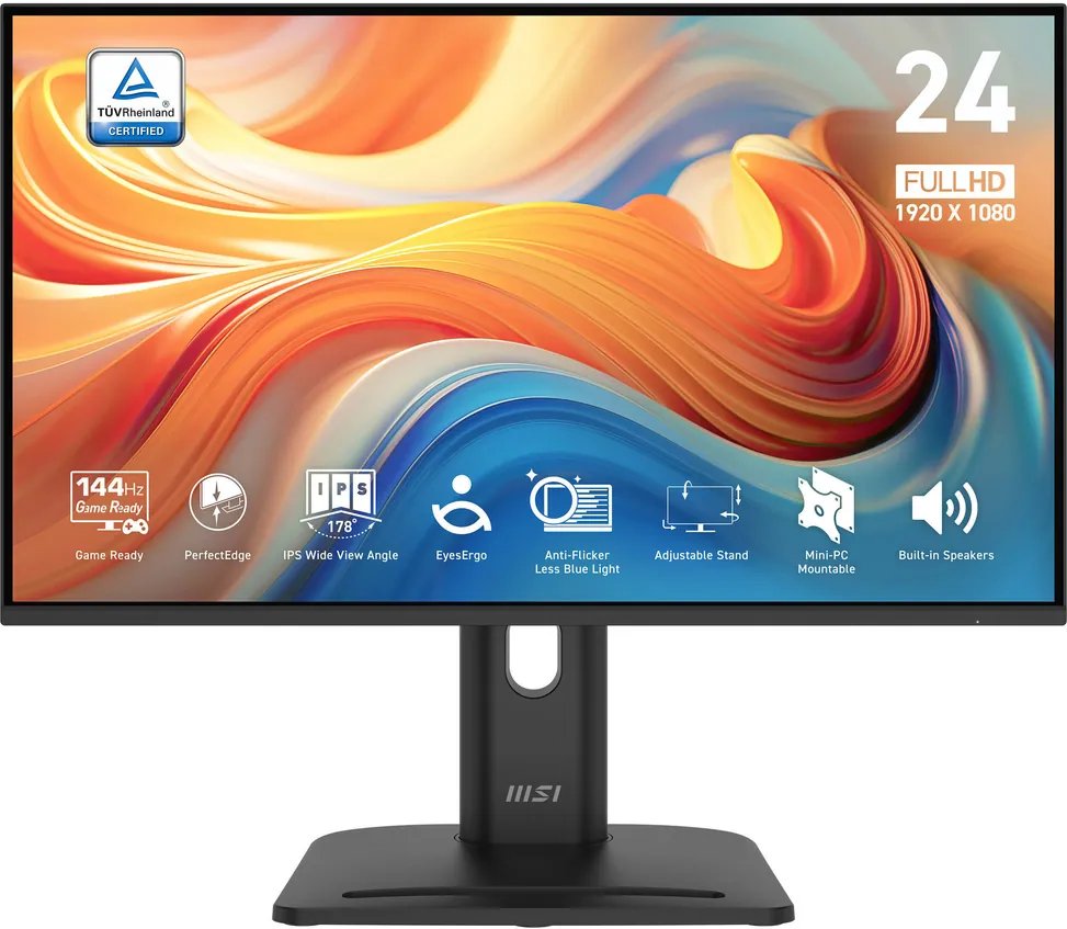 cmsou4t5p0f3bqg03ltyk0qlb.jpg Écran 24" Full HD MSI Pro MP245PG E14 (9S6-3PE39M-001) – Image 1