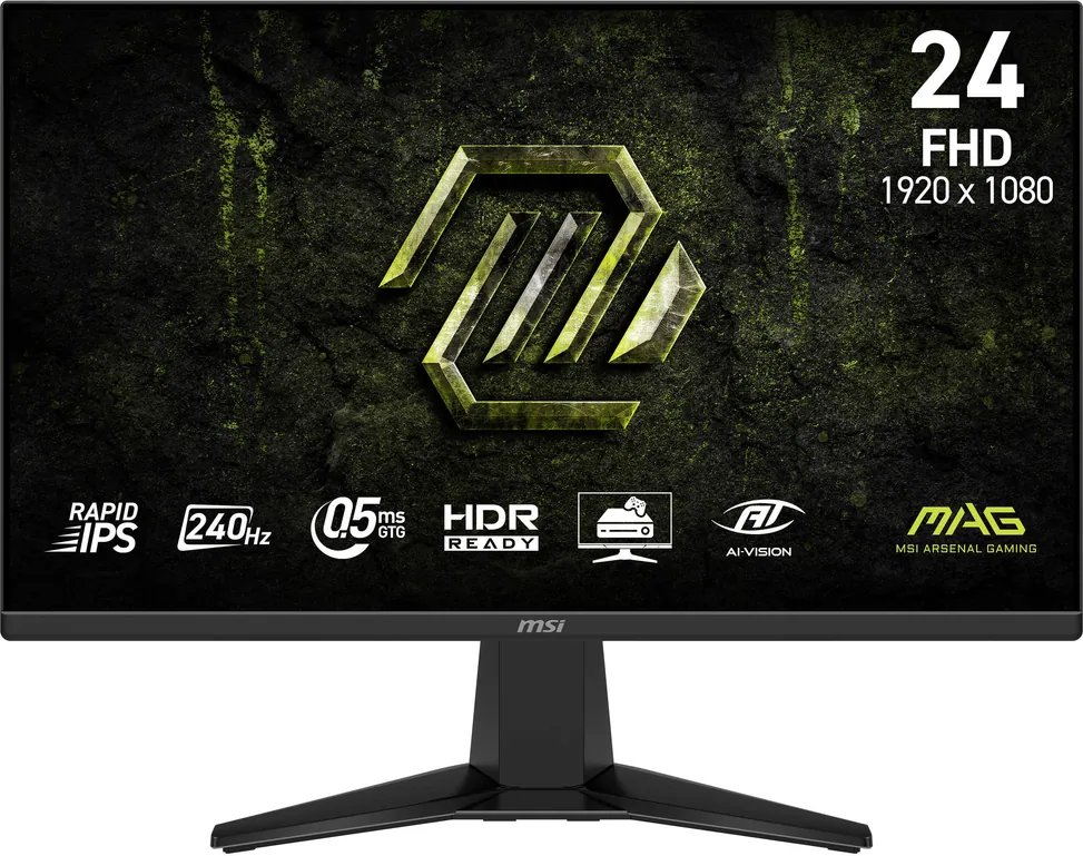 cmsou526y0fmmqg03fluc9xsn.jpg Écran 24" Full HD MSI MAG 245F X24 (9S6-3BC81M-001) – Image 1