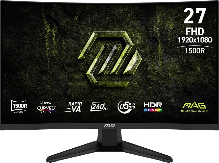 cmsou542l0fs0qg030hu2vknb.jpg Écran incurvé Gaming 27" Full HD MSI MAG 275CF X24 (9S6-3CE91H-012) – Image 1