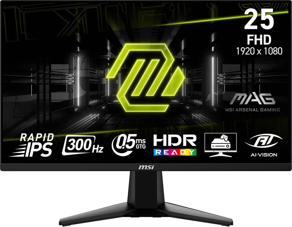 cmsou59pn0g5wqg03vcpt4vt0.jpg Écran Gaming 25" Full HD MSI Pro MAG 255XF (4711377251204) – Image 1