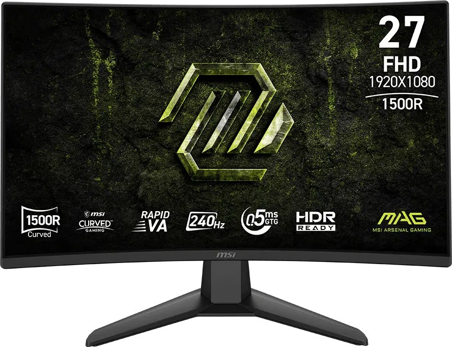 cmsou59wi0g6bqg0364hshuvw.jpg Écran incurvé Gaming 27" Full HD MSI MAG 274CF X24 (4711377343275) – Image 1