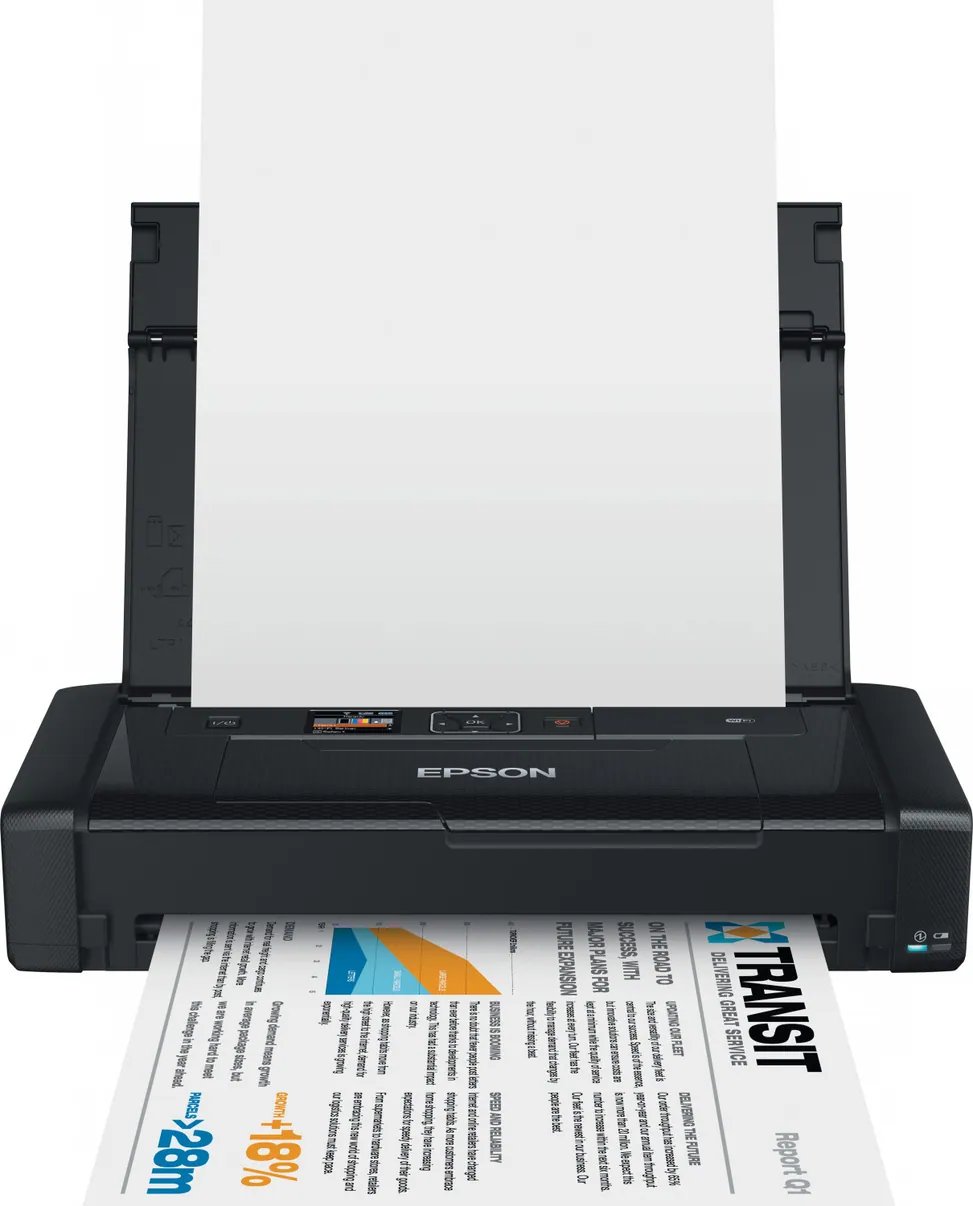 cmsx0svbb000oqg9x0wsh8poj.jpg Imprimante mobile Jet d’encre Epson Workforce WF-100W (C11CE05403) – Image 1