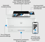 HP LaserJet Pro 4003dn SFP Réseau A4 Recto Verso 40 B&WPPM 12M – Image 6