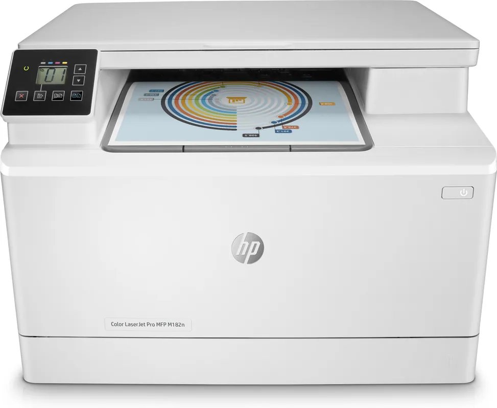 cmsx0tefs010yqg9xfq93zp2h.jpg Imprimante Multifonction Laser Couleur HP LaserJet Pro M182n (7KW54A) – Image 1