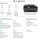 HP Smart Tank 530 Imprimante multifonction à réservoirs rechargeables (4SB24A) – Image 9