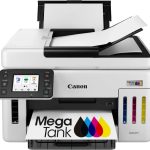 CANON Ink Tank GX6140 EUM/EMB Couleur MFP 4en1 A4 Reseau Wfi ADF R/V intf USB 24PPM Noir 15,5PPM 12M
