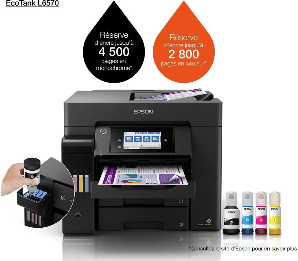 cmsx0u25302o4qg9x60xwd5kk.jpg Epson EcoTank L6570 Imprimante multifonction à réservoirs rechargeables (C11CJ29403) – Image 1