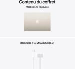 MacBook Air 13 Pouces (Puce M5)-Apple M5 (CPU10-Core/GPU8-Core) 16Go 512 GB Starlight – Image 4