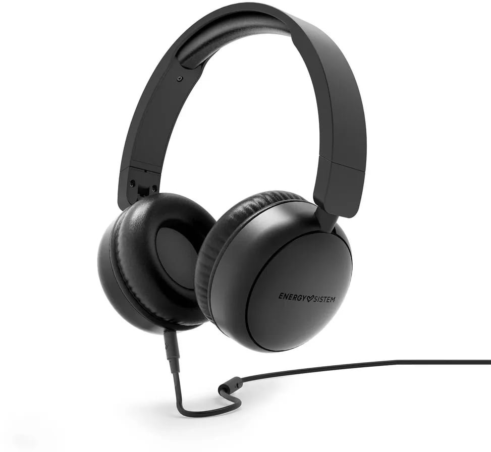 cmtoaj11n00ikqgztg9x90lun.jpg Casque Energy Sistem Soundspire avec Micro Noir - Jack 3,5 mm (457601) – Image 1