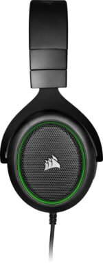 Casque Gaming Corsair HS50 Pro Stereo Vert - Jack 3.5 mm (CA-9011216-EU) – Image 5