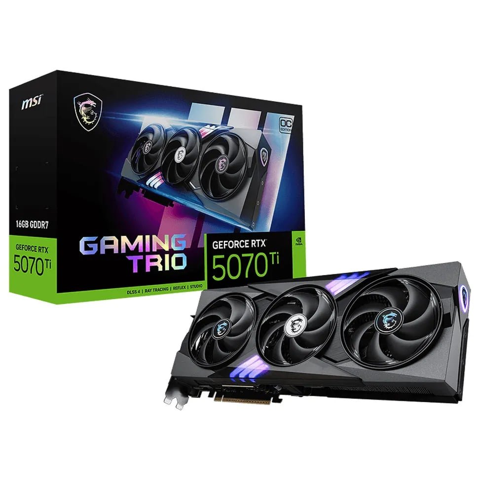 cmtoir3kw06jhqgztccti465u.jpg Carte Graphique MSI GeForce RTX 5070 Ti 16G GAMING TRIO OC (912-V531-240R) – Image 1