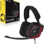 Casque Gaming Corsair Void Elite Surround Cherry - Jack 3.5 mm / USB (CA-9011206-EU)