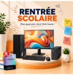 Pack MSI PRO DP180 AI + Écran MP242 24" + Onduleur nJoy Keen 600 + Kaspersky Plus offert