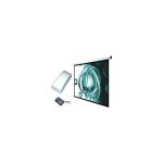 ECRAN VISIOTEK 2.40x2.40 METRES ELEC DE PROJECTION DINON MURAL AUTOMATIQUE