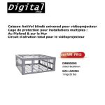 Box - Cage de protection - antivol pour videoprojecteur plafonnier/mural/blindée DGT-MONT-PR12 – Image 2