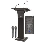 Système de pupitre de sonorisation Ahuja ASL-3000R avec haut-parleur intégré et microphone sans fil