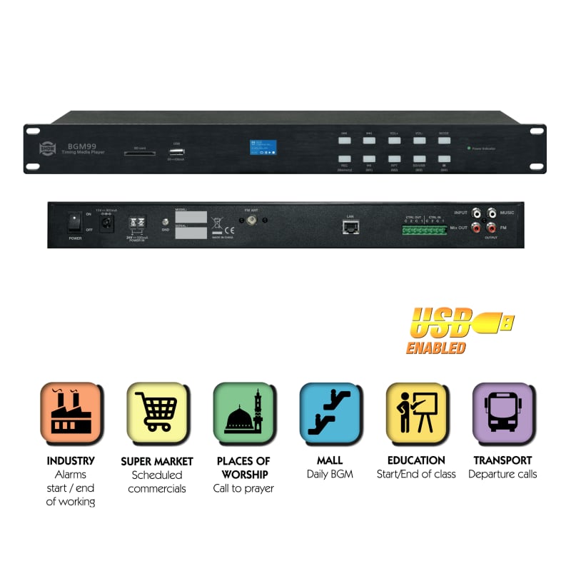 cmucvh6k904y3qgryn1pirx7e.jpg LECTEUR ENREGISTREUR MULTIMEDIA TOPP PRO BGM-99 USB-FM-REC – Image 1