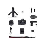 KIT CREATOR POUR Appareil photo hybride Canon EOS R50 + objectif RF-S 18-45mm F4.5-6.3 IS STM – Image 4