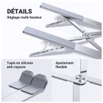 Support Ordinateur Portable Ugreen Aluminium Ventilé 8 à 17,3 Pouces (40289) – Image 4