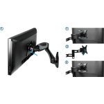 SUPPORT Mur Bras W1-3D pour moniteur – Image 2