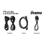 Moniteur Full HD professionnel 43" IIYAMA ProLite LE4341S-B1 – Image 2