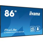 Moniteur professionnel pour l affichage dynamique 86" IIYAMA PROLITE LH8664UHS-B2AG – Image 7