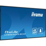 Moniteur professionnel pour l affichage dynamique 86" IIYAMA PROLITE LH8664UHS-B2AG – Image 5