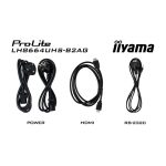 Moniteur professionnel pour l affichage dynamique 86" IIYAMA PROLITE LH8664UHS-B2AG – Image 9