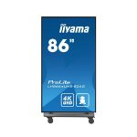 TOTEM AFFICHAGE DYNAMIQUE 86" IIYAMA PROLITE LH8664UHS-B2AG AVEC ROULETTES
