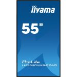 TOTEM AFFICHAGE DYNAMIQUE 55" IIYAMA PROLITE LH5560UHS-B2AG AVEC ROULETTES – Image 2