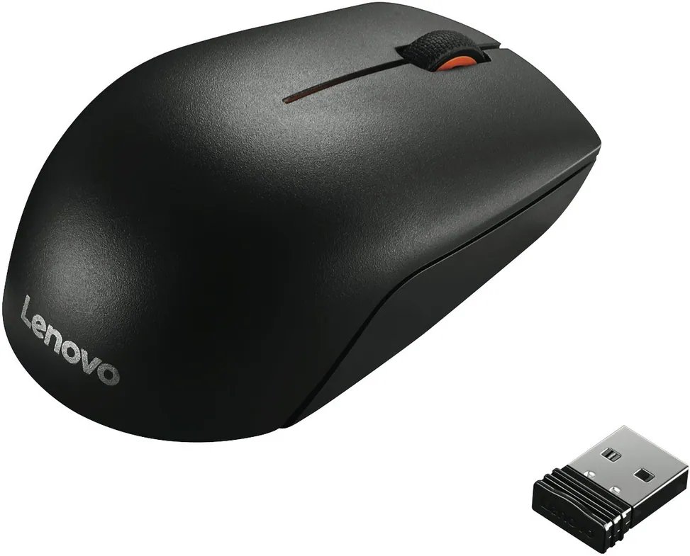 cmr951wym0w9kqgm0f1fctdcg.jpg Souris sans fil USB Lenovo 300 Noir (GX30K79401) – Image 1