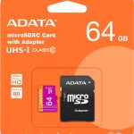 Carte Mémoire ADATA Micro SDHC Class 10 avec Adaptateur