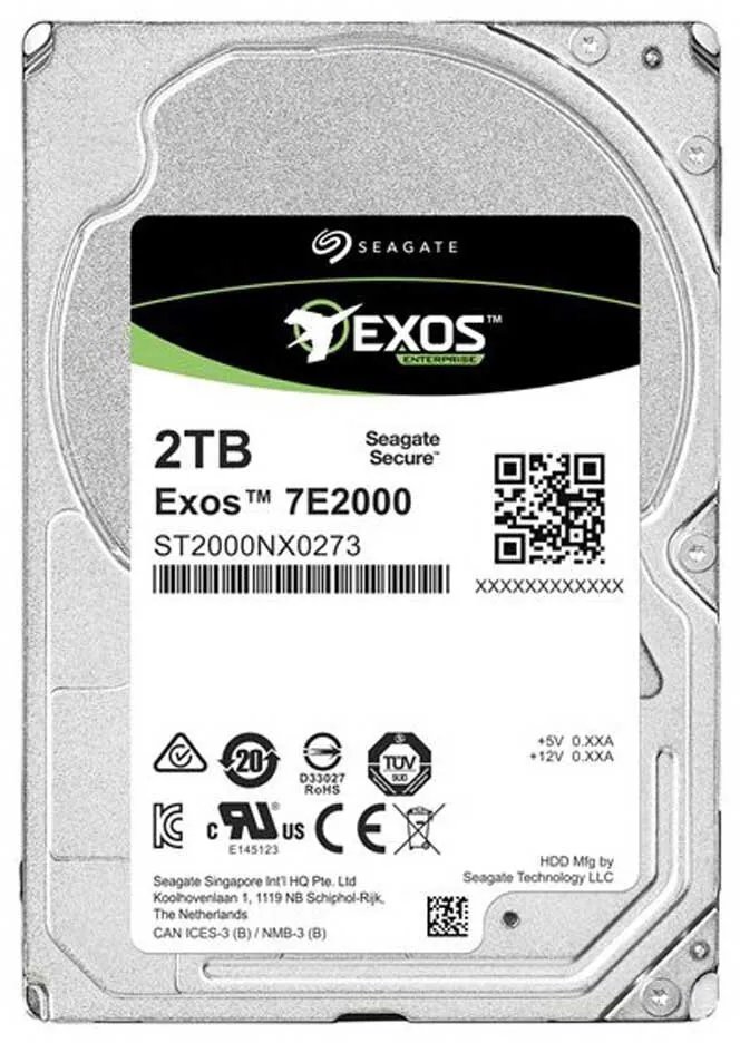 cms0jkbmj0g1uqgd7niljvetp.jpg Disque dur interne 3.5" Seagate Exos 7E2000 2 To pour NAS (ST2000NX0273) – Image 1