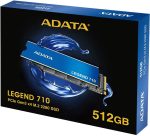 ADATA Disque Dur SSD Interne Adata Legend 710 512Go M.2 2400Mo/s NVMe 12M