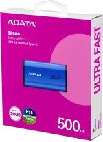 Disque Dur portable SSD ADATA SE880 USB-C - 500Go (AELI-SE880-500GCBU) – Image 4