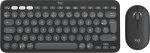 Logitech Pebble 2 Combo - TONAL GRAPHITE - FRA - 2.4GHZ/BT - N/A - CENTRAL-419 - UNIVERSAL 12M